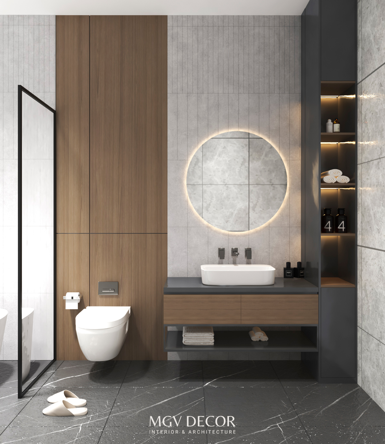 thi công biệt thự kính cường lực